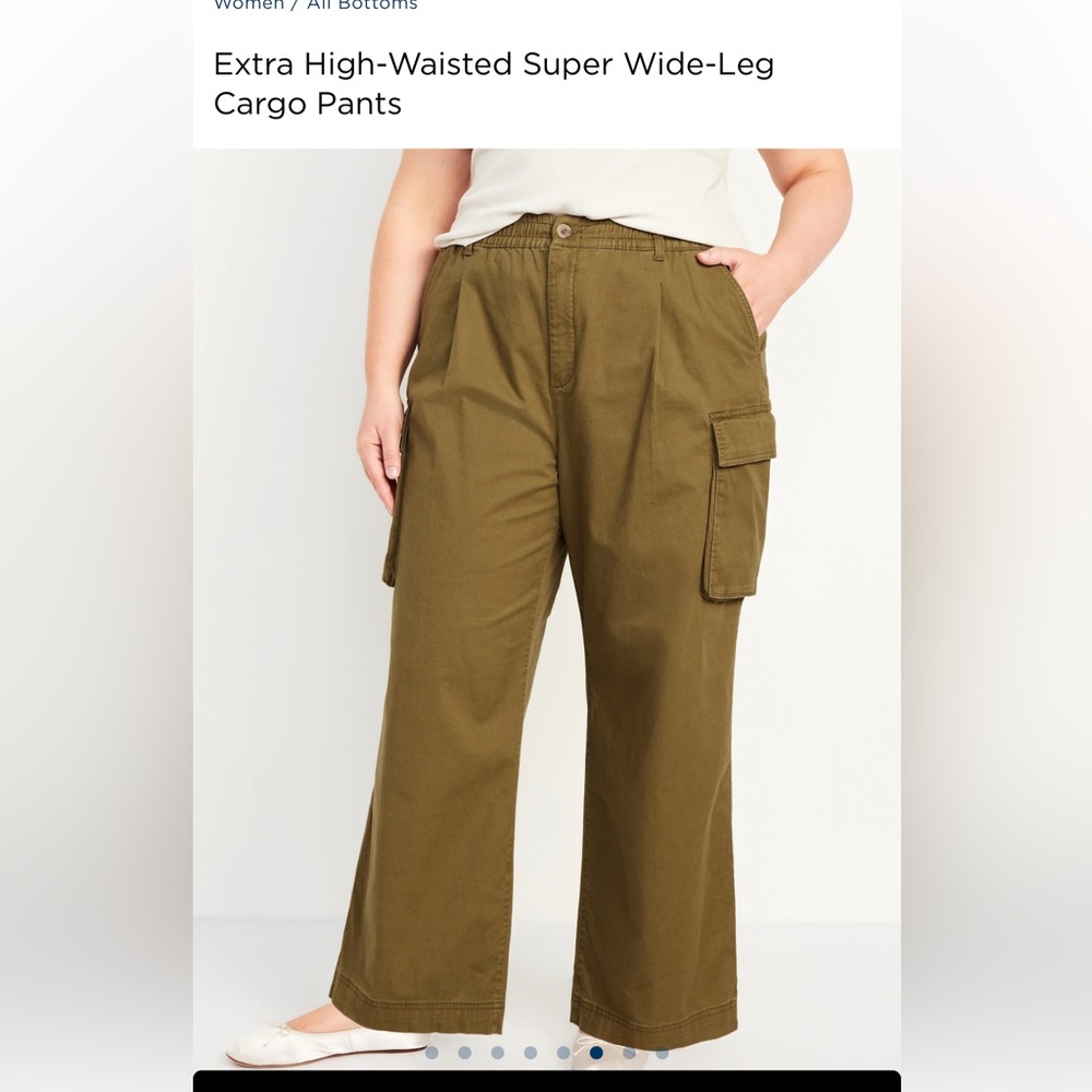 Old Navy wide leg cargo 
2x NWT